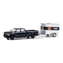 Mey İthalat 1/64 2023 Ram 2500 With Small Cargo Trailer Model Araba