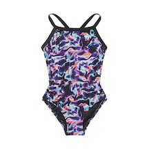 Tyr Durafast Elite Diamondfit Kız Çocuk Mayo - Energia Mor - Mavi