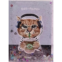 Vuki Kedi Sulu Kapaklı A5 Defter Vk-0109-06