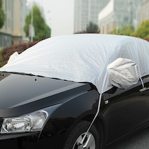 Sones Araba Yarım Kapak Araba Kıyafeti Güneş Kremi Isı Yalıtımı Güneşlik, Alüminyum Folyo Boyutu: 4.5x1.8x1.7m