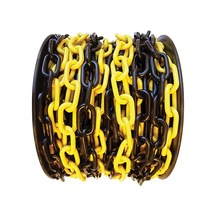 Sarı Siyah 8 Mm Plastik Zincir (1 Metre)