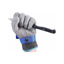 Trendooze Paslanmaz Çelik Eldivenler - Bahçecilik Güvenliği Eldiven Mavixl