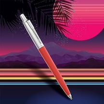 Jotter Originals Tükenmez Kalemler Retrowave Koleksiyonu Vermilion Kırmızı Ve İndigo Moru Mavi Mürekkep Orta Nokta 2 Adet -