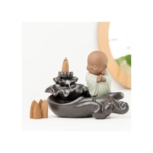 Zen Buddha Temalı Geri Akışlı Tütsülük