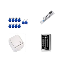 Manyetik İndüksiyon Kapı Kilidi-Şifreli - Kartlı Geçiş-Buton