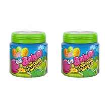 Big Babol Fantastic World Portakal Limon ve Elma Aromalı Ekşi Sakız 2 x 90 G