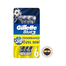 Gillette Blue3 Fenerbahçe Taraftar Paketi 6 Adet