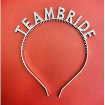 Gümüş Renk Team Bride Taç Plastik Gelin Ve Nedime Tacı - Elwm-582122 18