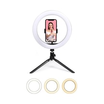 8inç 20cm Youtube Instagram Tiktok Selfie Stüdyo Video Fotoğraf Ring Light Tripod Led Halka Işık Diğer