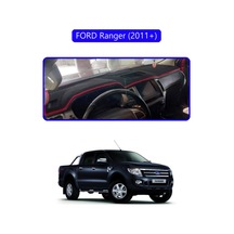 Ford Ranger 2011+ Torpido Koruma Halısı Mavi Kenar