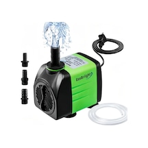 Chuangyinshop Green 30w 550gph Dalgıç Pompa: Balık Tankı Akvaryum Havuz İçin 5ft Hortum Ve 3 Nozul İle Ayarlanabilir Sessiz