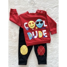 Emojili İkili Takım Kırmızı Emojili İkili Takım Kırmızı