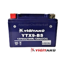 12 V 9 Ah-amper Motosiklet Aküsü Ytx9-bs-Yiğit Akü