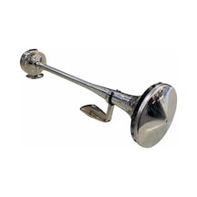 Havalı Korna Tekli Krom 520 Mm Marin Valf Ve Bobin Mevcut Değil