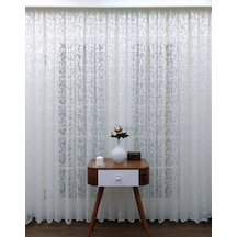 Evdepo Home Kullanıma Hazır Örme Tül Perde (543666960)
