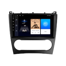 Mercedes C-class 2004-2006 Android Multimedya Carplay Android Auto Navigasyon 6gb Ram 64gb 9"