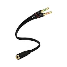 Kulaklık Mikrofon Ayırıcı Kablo Çevirici 3.5mm
