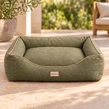 Kedi Köpek Yatağı Vera Premium Yatak - Haki / Large