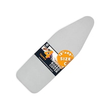 Savuk 4 Katmanlı Ütü Masası Kılıfı,ütü Masası Örtüsü,ütü Masası Bezi,silikon Kaplı Isı Dayanıklı 55x135 Cm Gri Renk Diğer