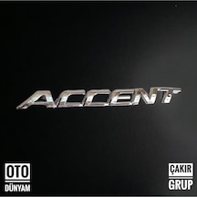 Hyundaı Accent Era "accent" Bagaj Yazısı 1 Adet Yapışkanlı A Kalite 1. Sınıf Ürün Ithal 3m