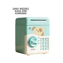 Sam51 Müzikli Işıklı Kumbara Su Yeşili Çok Renkli