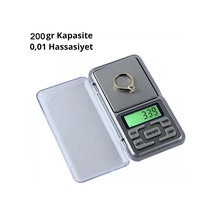 Hassas Dijital Cep Terazisi 500 Gr 68x50 Mm Ölçüm Çok Renkli
