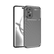 Honor 200 Kılıf Auto Focus Karbon Kapak - Gri Evimdeyokyok