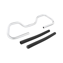 İle 25.4x600mm Kelebek Gidon Mtb Dağ Bisikleti Kum Gümüş Için Esnek A