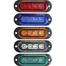 Sones 5 Adet Mk-087 Araba / Kamyon 4led Yan Marker Gösterge Işıkları Ampul Lamba Yeşil Işık