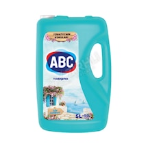 5 Adet Abc Soft Çamaşır Yumuşatıcı Ege Sahilleri 5 Lt Tekli