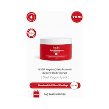 Lucille %100 Vegan Çilek Aromalı Vücut Scrub 250 ML