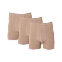 Thermoform Bambu Erkek Şort Kum 3'lü Paket Çok Renkli