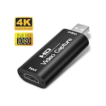 Hdmı Video Capture Kartı Full Hd 1080p Usb Görüntü Yakalama Video Kayıt Ve Canlı Yayın Adaptörü
