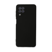 Samsung Galaxy Uyumlu A22 Kılıf Nano İçi Kadife Silikon - Siyah Bzsxx00 1