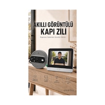 Wifi Kameralı Akıllı Kapı Zili 1080p Görüntülü Dürbün Uzaktan Kontrollü Cmr101 - 904830553