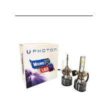 Ahmet Otomotiv Photon Mono H7 +3 Plus Yeni Nesil Led Xenon Far Ampulu Takımı 12-24 Volt