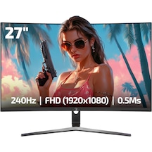 Gamepower Vivid V60 27" Curved 240hz 0.5ms Va Gaming Monitör