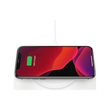 Boostcharge 10 W, İphone 15, 14, 13, 12, Se, 11, Xs, Xr, X,8, Samsung Galaxy, Google Pixel Uyumlu Hızlı Kablosuz Şarj Cihazı, Beyaz, Wıa001vfwh Çok Renkli
