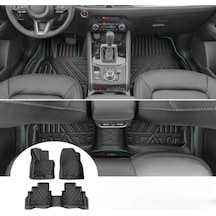 Hyundaı Bayon 2021-2022-2023-2024-2025-2026 4d Carbon Desen Premıum Paspas