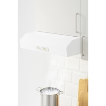 Ikea Beyaz Kullanışlı Mutfak Dolabı 220x61x220 Cm