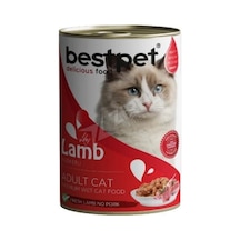 2 Adet Bestpet Kuzu Etli Yetişkin Kedi Konservesi 400 Gr