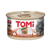 Tomı - 755 - Kedı Hındı Etlı Yaş Mama 85 Gr X - Flzdgnkr - 6 Adet