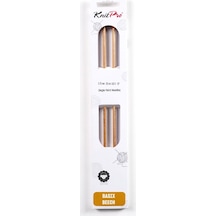 Knitpro Basix Beech Single P.n 25cm 3.75mm 35423