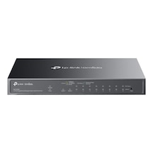 Tp-lınk Omada Es210gmp 8 Port Gıgabıt Poe + 2 Port Rj45/1 Port Sfp Combo Cloud Yönetilebilir 123w Metal Kasa Swıtch