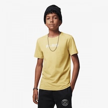 Jordan Mj Psg Ss Logo Tee T-shırt Çocuk T-shirt Sarı