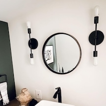 Riolight Retro Ikili Metal Duvar Aplik (543643417) Siyah