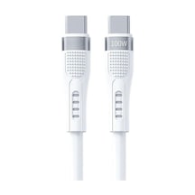 100w Type-c To Type-c Hızlı Şarj Ve Data Kablosu 1.3m Beyaz Az-b03a 100w Type-c To Type-c Beya Standart