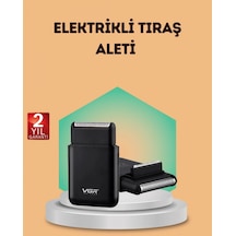 Çift Başlıklı Elektrikli Tıraş Makinesi Suya Dayanıklı, Hafif Ve Ergonomik