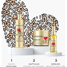 Pantene Keith Haring Yoğun Bakım Keratin Yağı 100 Mililitre 4 Paketi
