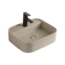 Mat Cappucino Tezgah Üstü Lavabo Cappuccino